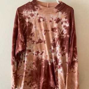 We The Free (Free People) Tie-Dye Long Sleeve